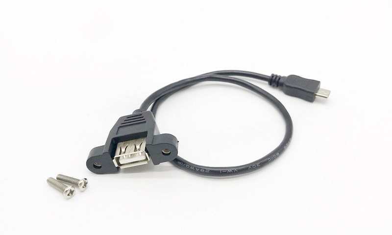 adafruit Female Mount USB Cable 
