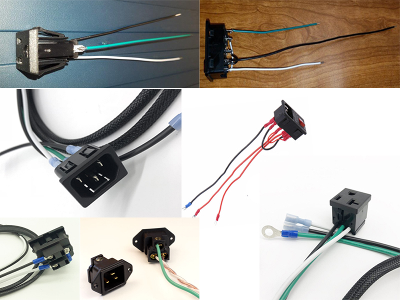 IEC Power Inlet Wire Harness 