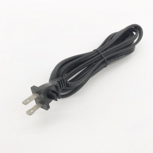 Cable de alimentación estándar de EE. UU. 2 Pin Fin de macho