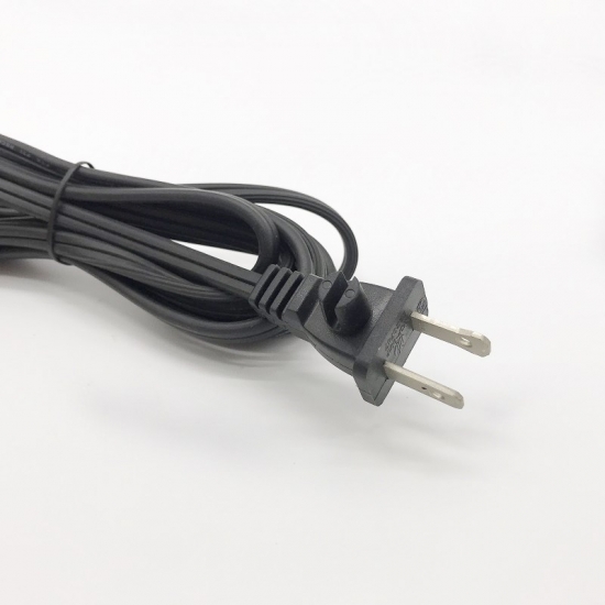 US Standard Power Cord 2 Pin Male End