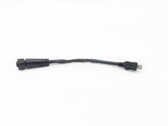 2 Pin Waterproof Connector With Cable joint Micro USB