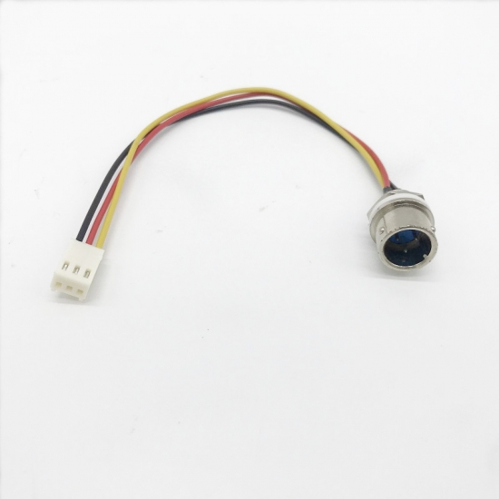 Waterproof Circular Connectors M12 Male Cable