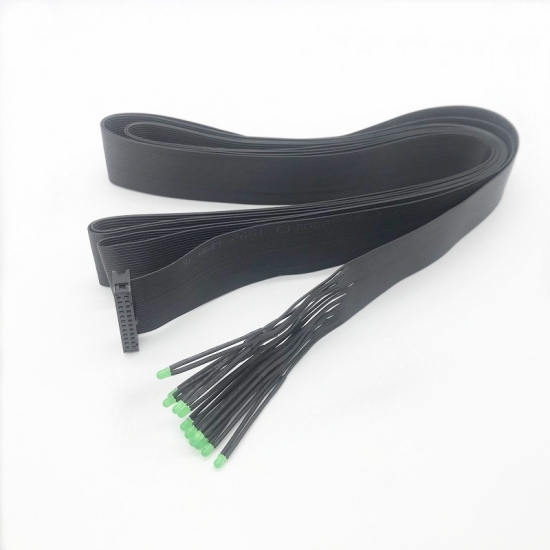 UL2651#28AWG Black Ribbon Cable Extruder Data Cable