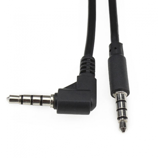  Personalizado codo del cable de audio del altavoz 3.5 mm cable de audio